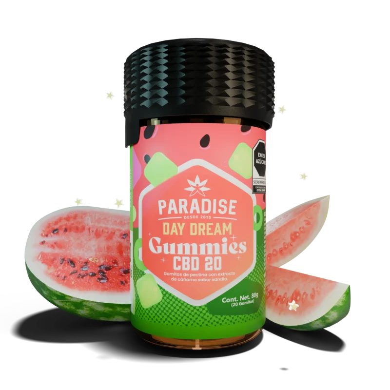 Gomitas de CBD Paradise Dia (Sabor Sandia)